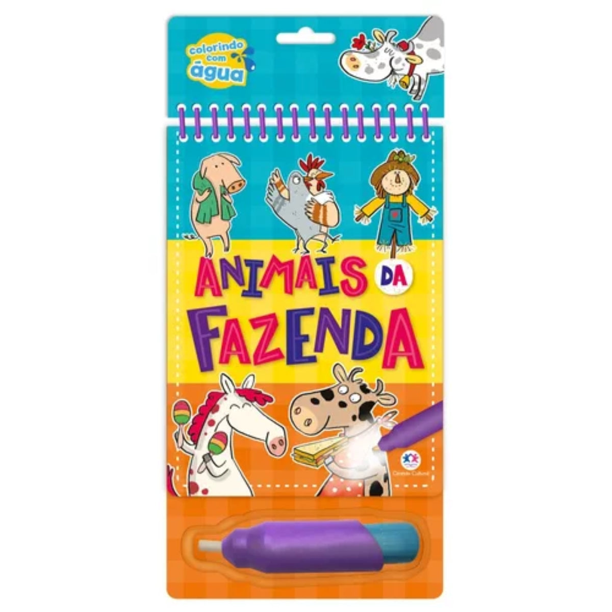 Aquabook Alfabeto: Animais da Fazenda - Colorindo com Água - Ciranda Cultural Aquabook Alfabeto: Animais da Fazenda - Colorindo com Água - Ciranda Cultural